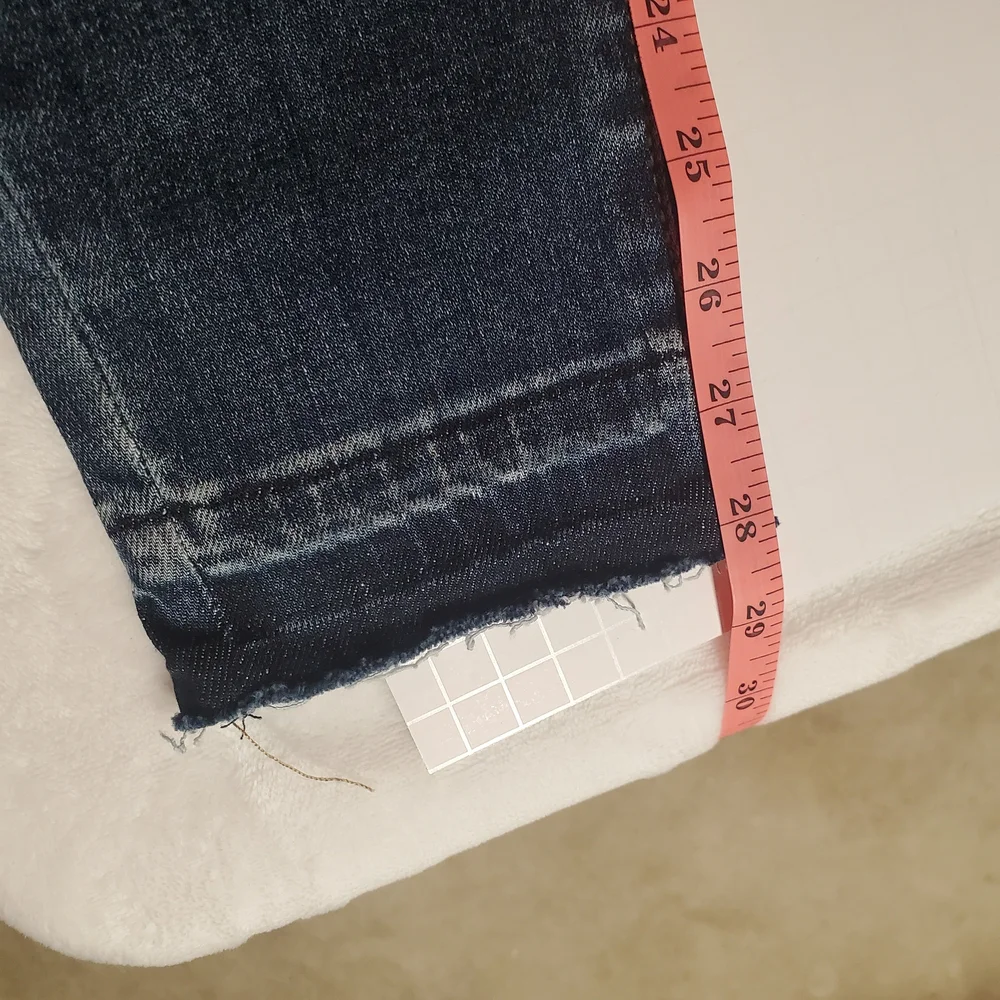 Judy Blue Blue Jeggings with Distressed Details Size 13 - Picture 6 of 9